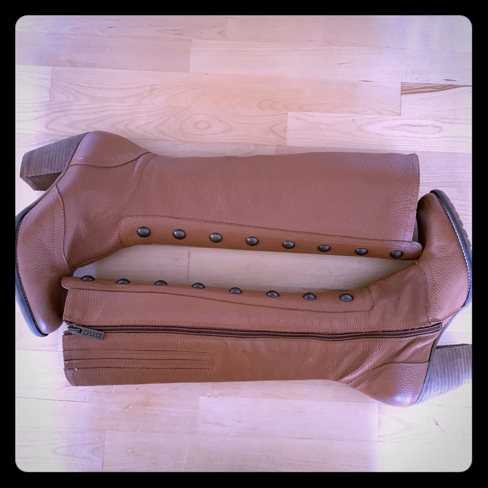 Duo leather long boots size 36